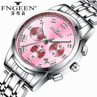 Nuevo reloj De pulsera Para dama De Seis pines auttático con ojos Tr reloj impermeable impermeable Para mujer reloj Coreano De Moda roja