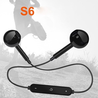 Auriculares Intrauditivos Inalámbricos Bluetooth Deportivos S6 Con Micrófono / (6)