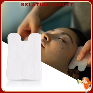 [belleza] tabla de masaje de piedra para aliviar las arrugas/raspadores de superficie lisas/herramientas para el tratamiento