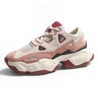 Ins rosa zapatillas de deporte de las mujeres zapatos de los estudiantes de malla salvaje transpirable super fuego casual viejo zapatos de las mujeres marea (6)