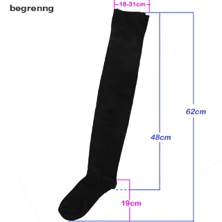 begrenng calcetines altos del muslo sexy mujeres chica sobre la rodilla calcetines moda algodón punto medias co (4)