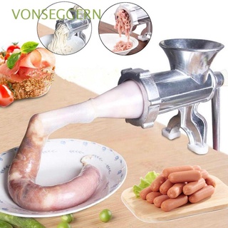 vonseggern picadora manual manual de pasta fabricante de carne molinillo de salchicha mesa de fideos manivela platos de mano herramientas de cocina