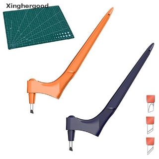 xinghergood herramientas de corte artesanal 360 hoja giratoria cuchilla cortadora de papel cuchillo de corte xhg