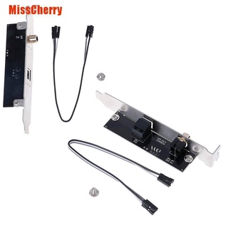[MissCherry] Spdif - soporte de cable óptico y RCA para placa base asus msi gigabyte