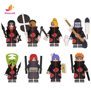 Nuevo Lego Uzumaki Naruto Minifigures Akatsuki Comic bloques de construcción juguetes para niños