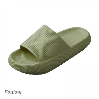 [FENTEER] 2xunisex Home zapatillas hombres y mujeres zapatilla de casa para baño verde 36-37