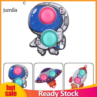 Jml Lovely Push Fidget juguete alivio del estrés Rocket Push Fidget llavero vívido para el entretenimiento
