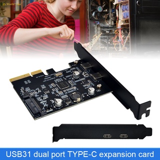 usb 3.1 tipo c pcie tarjeta de expansión pci controlador hub para pc de escritorio 10gbps