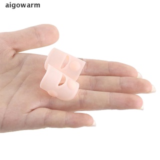 aigowarm 1 par separador del dedo del dedo del pie de unión herramienta de cuidado de los pies silone tela hallux valgus corrección co (6)