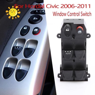 Interruptor de Control de ventana de coche interruptor maestro de ventana de energía elevador 35750-SNV-H51 para Honda Civic 2006-2011