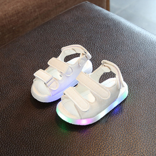 bigdiscount - sandalias de bebé con luz led para bebé, antideslizantes, huecos (6)