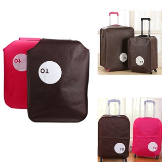 20" 24" 28" viaje equipaje maleta protector cubierta elástica bolsa a prueba de polvo (1)