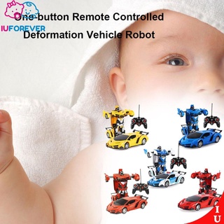 1:18 control remoto de la transformación del coche robots modelo de vehículo deportivo robots