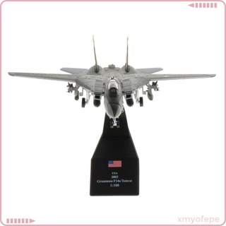 escala 1:100 f-14 tomcat modelo de avión de combate diecast modelo de avión con