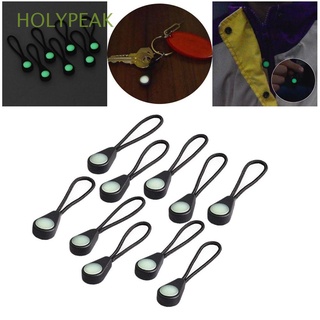 Holypeak clip hebilla Luminosa en la oscuridad Zipper cadena Luminosa bolsa accesorios Zipper extractor de noche cremallera con cremallera