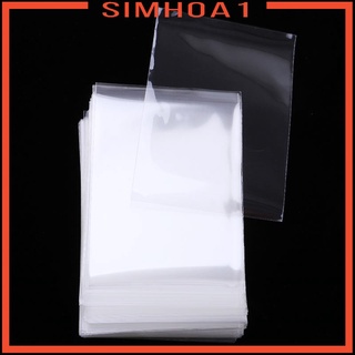[SIMHOA1] 100 x fundas de tarjeta Protector banco Protector transparente mangas 60x90mm tarjeta