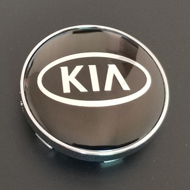 Dedicado a KIA 60mm rueda centro tapa cubo modificado coche emblema ABS rueda centro cubierta de plástico (3)