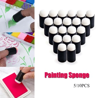 laperuta diy esponja pintura niños herramientas de arte dedo pintura dibujo 10 unids/set tarjeta hacer manchas pintura artesanía herramienta de pintura