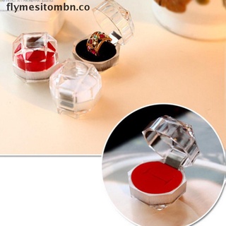 fly 40 unids/lote 3 opciones de color joyería paquete anillo pendientes caja acrílico.