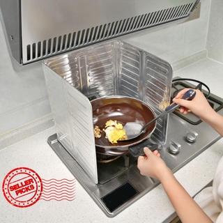 Freír cocina salpicaduras cubierta de aceite de pantalla salpicaduras Anti guardia de cocina escudo herramienta R1Q5
