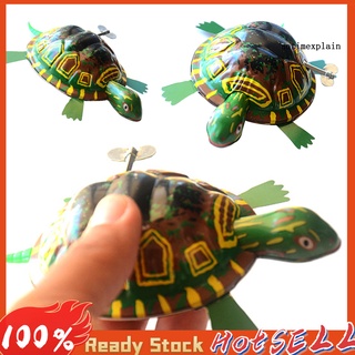 Ntp clásico de hierro móvil tortuga de viento reloj de juguete de los niños Hobby coleccionable regalo (1)