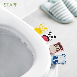 STAPF Cute Toilet Seat Cover Lifter Transparent Toilet Device Closestool Cover Lift Handle Portable For Travel Home Bathroom Toilet Avoid Touching Lid Lifer Sanitary Raise Bathroom Accessoriey