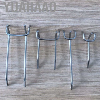 Yuahaao 51 Pcs Pegboard Hook Nickel Plated Hanging Combination Kit for Hammer Wrench Pliers