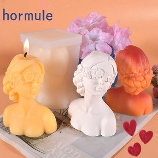 HORMULE Church Party Girl 3D Body DIY Craft Cake Resin Molds Candle Mold Clay Tools Silicone Candle Mould Handmade Wedding Supplies 3D Art Wax Mold