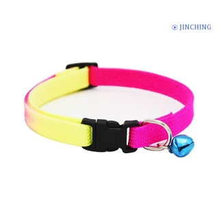 [Jinching] collares ajustables con campana ajustable para cachorro/perro/gato/accesorio para mascotas (8)