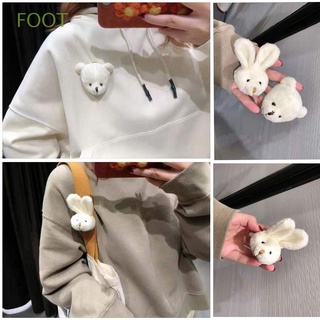 FOOT Adorable Animals Brooch Birthday Gift Shirt Ornament Coat Accessories Japanese Style Plush Fashion Jewelry For Women Bag decoration
