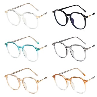 2021 nuevas gafas de moda anti-azul luz gafas marco retro marco espejo plano illi (5)