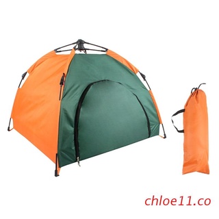 chloe11 Waterproof Pet Dog Tent House Puppy Kennel Foldable Cat Bed Pad with Carry Bag