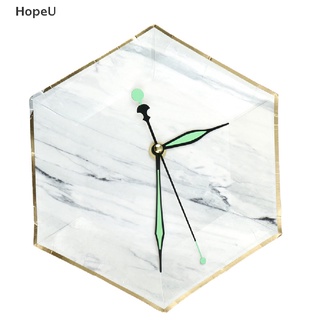 [HopeU] 1set luminoso silencioso reloj de pared de cuarzo husillo mecanismo de movimiento parte DIY venta caliente