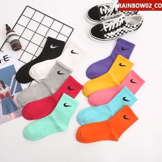 Promotion Calcetines deportivos Nike de alta calidad con colores del arcoíris Calcetines deportivos unisex rainbow02_co