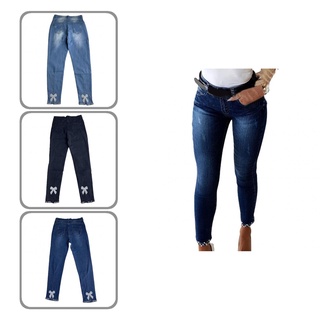 tbrinnd medias lápiz jeans cintura alta bolsillos mujeres jeans tobillo longitud streetwear