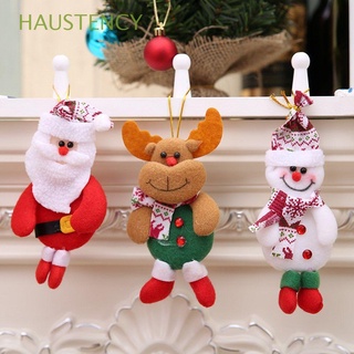 haustency feliz año nuevo colgar decoraciones hogar fiesta decoraciones colgante muñeca adornos de navidad santa claus suministros de navidad muñeco de nieve regalo de navidad árbol de navidad colgante