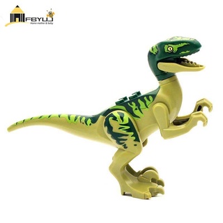 fbyuj dinosaurios de jurassic park world mini figura película niño bebé juguete bloques de construcción modelo juguetes tiktok (3)