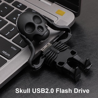 ele_cr10081 skull flash drive u disk 2g/4g/8g/16g/32g/64g usb 2.0 memory stick