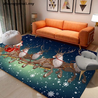[zhongyanxi] 2022 alfombras de navidad con patrón 3D para sala de estar, hogar, pasillo, alfombra grande [MY]