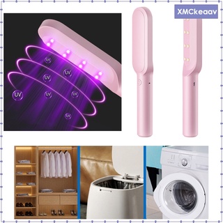 Portable UV Light Sanitizer USB Charging UVC Disinfection Lamp Home Pink 5V