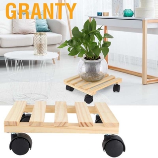 granty - soporte de bandeja móvil de madera con ruedas para suministros de jardín (4)
