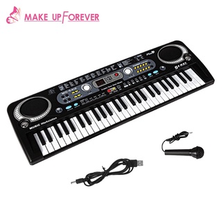 [Make_up Forever] teclado USB de 54 teclas instrumentos musicales Piano Digital eléctrico para niños