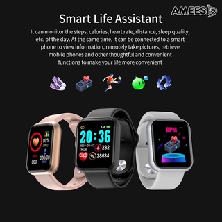 Y68/D20 Waterproof Heart Rate Blood Pressure Monitor Smart Bracelet for iOS Android (3)