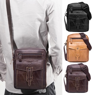 Petersburg ❤ BULLCAPTAIN Shoulder Packs Business Men Genuine Leather Crossbody Bags