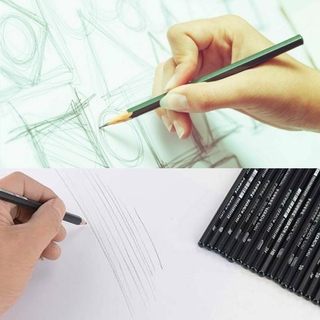 Juego De lápices Portátil De 30 bocetos con dibujo grafito y carbón/Kit profesional y duradero (9)