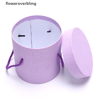 flob caja de papel redonda de flores con tapa abrazo cubo floristería regalo caja de embalaje bling