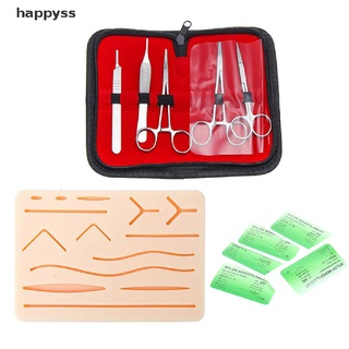 [happy] kit de entrenamiento de sutura quirúrgica piel operar sutura práctica modelo de entrenamiento almohadilla