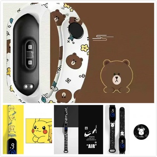 Relojes digitales Snoopy Pikachu oso marrón impermeable electrónico de dibujos animados simple pulsera doble reloj masculino femenino