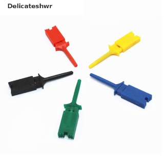 [delicateshwr] 6 piezas de último multímetro de plomo kit de gancho de prueba clip set colorido conector clips caliente