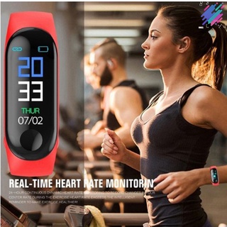 reloj inteligente impermeable bluetooth fitness track pulsera de ritmo cardíaco reloj pulsera unisex